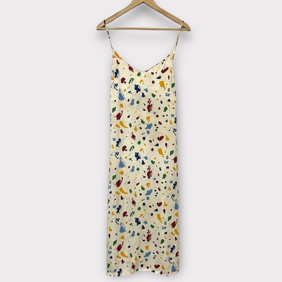 REFORMATION Dress Nella Sleeveless Midi Painted Lady - Picture 2 of 7
